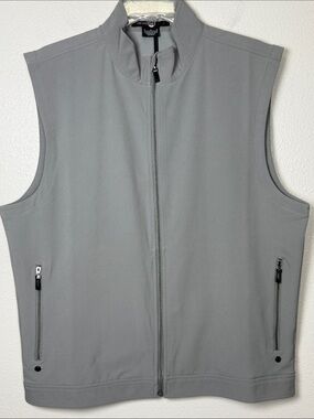 Nike Tiger Woods Collection Golf Vest Mens M Gray Full Zip Stretch
Performance